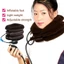 Cáng cổ không khí bơm hơi FUHUIOT, Thiết bị thiết bị kéo cổ bảo vệ 3 lớp, Ống đơn bán sang trọng di động Cổ mềm mại thoải mái Gối cổ tử cung du lịch