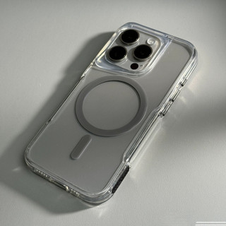 Ốp lưng cứng acrylic trong suốt dày 16 pro max mới Màu cam tương thích cho iPhone 11 12 pro max 13 14 15 pro max Ốp từ tính trong suốt