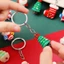 5 / 10 Chiếc Trẻ Em Bạn Bè Tặng Búp Bê Móc Khóa Ba Lô Mặt Dây Chuyền Giáng Sinh Ông Già Noel Móc Chìa Khóa