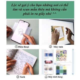 Giấy Tan Magic Scan Mẫu Thêu Hòa Tan Ngay Trong Nước