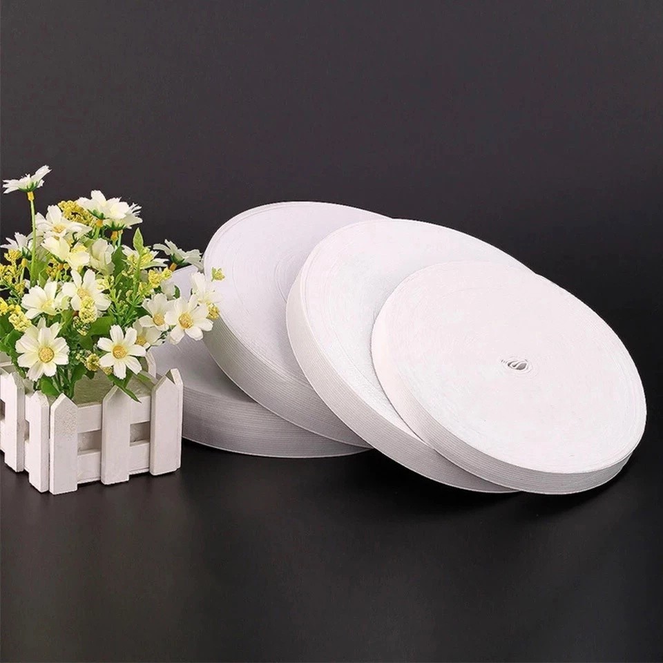 10 mét dây thun quần trắng đen 0.3cm 0.5cm 1cm 2cm 3cm 5cm... FE123