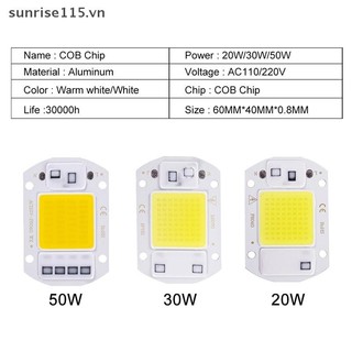 Chip LED SRVN 20W 30W 50W AC 220V hạt đèn COB thông minh Đèn LED không có trình điều khiển DIY.
