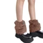 Treeling Nữ Thẩm Mỹ Mờ Chân Ấm Áp Boot Còng Phong Cách Nhật Bản Nhãn Chữ Boot Có Chân Ngắn Tất Stree