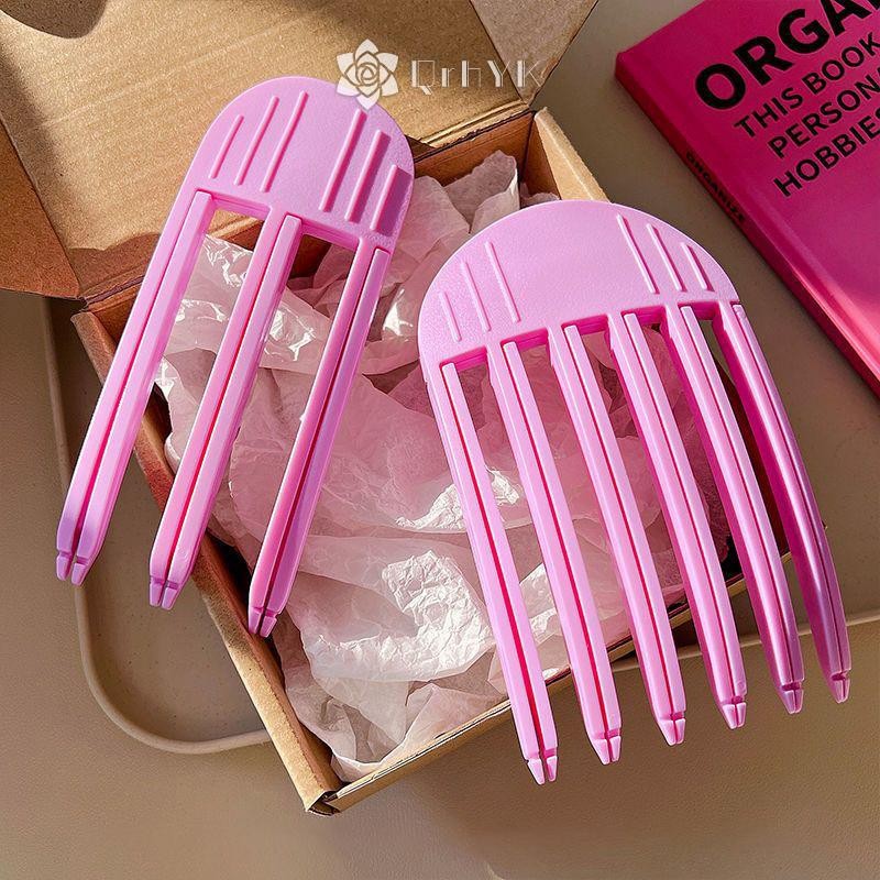 Qrhyk Lông Tơ Kẹp Tóc Uốn Nổ Kẹp Tóc Tóc Volumizing Kẹp Tóc Nữ Uốn Hình Cố Định Kẹp Thời Trang Tập Tóc Con Lăn Mới