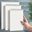 Sổ tay cuộn GETVOW, 80 tờ lưới / Sổ tay xoắn ốc dòng trống / ngang, Đa chức năng A5 / B5 / A4 Flip Up Notepad Đồ dùng văn phòng trường học