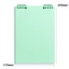 GREAT 60 Tờ / Sách Sổ Tay Lá Rời, Notepad Màu B5, Đường Ngang Dày Trang Bên Trong Có Thể Tháo Rời Lật Lên Tay Tài Khoản Sách Quà Tặng
