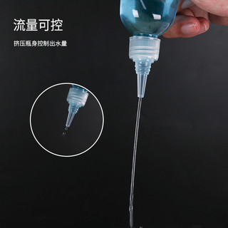 30 50 100ml chai nhựa trong suốt chai nhọn bóp chai lỏng nhũ tương sắc tố màu chai đóng gói