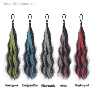 [Beautifulhome] Gói tóc tự làm nổi bật Tổng hợp gợn sóng DIY Hair Bun Đầu đuôi ngựa Hiện vật bện đuôi ngựa Tóc nối dài [làm đẹp]