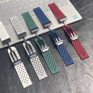 Dây đeo từ tính 18mm 20mm 22mm cho Galaxy Watch 4 / 5 / 6 / 7 / Gear S3 / Active2 Dây đeo silicon Huawei GT4 GT3 2E Garmin Venu 3S 2S