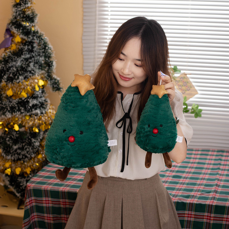 Quà Tặng Giáng Sinh Đồ Chơi Sang Trọng Dễ Thương Bánh Gừng Người Đàn Ông Quà Tặng Giáng Sinh Hộp Cây Giáng Sinh Quà Tặng Cho Trẻ Em Quà Tặng Sinh Nhật Đồ Trang Trí Giáng Sinh