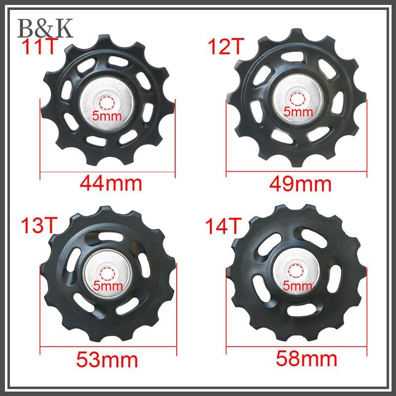 Lady 2 Chiếc 11T 12T 13T 14T Vòng Bi Bánh Xe Hướng Dẫn Phía Sau Xe Đạp Đường Bộ Jockey Phía Sau Derailleur Ròng Rọc Con Lăn Cho Bộ Sửa Chữa VN
