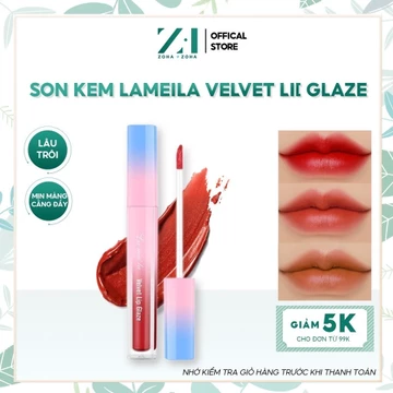 Son kem Lameila Velvet Lip Glaze son môi lì mịn lâu trôi nội địa Trung ZH-SK-L01