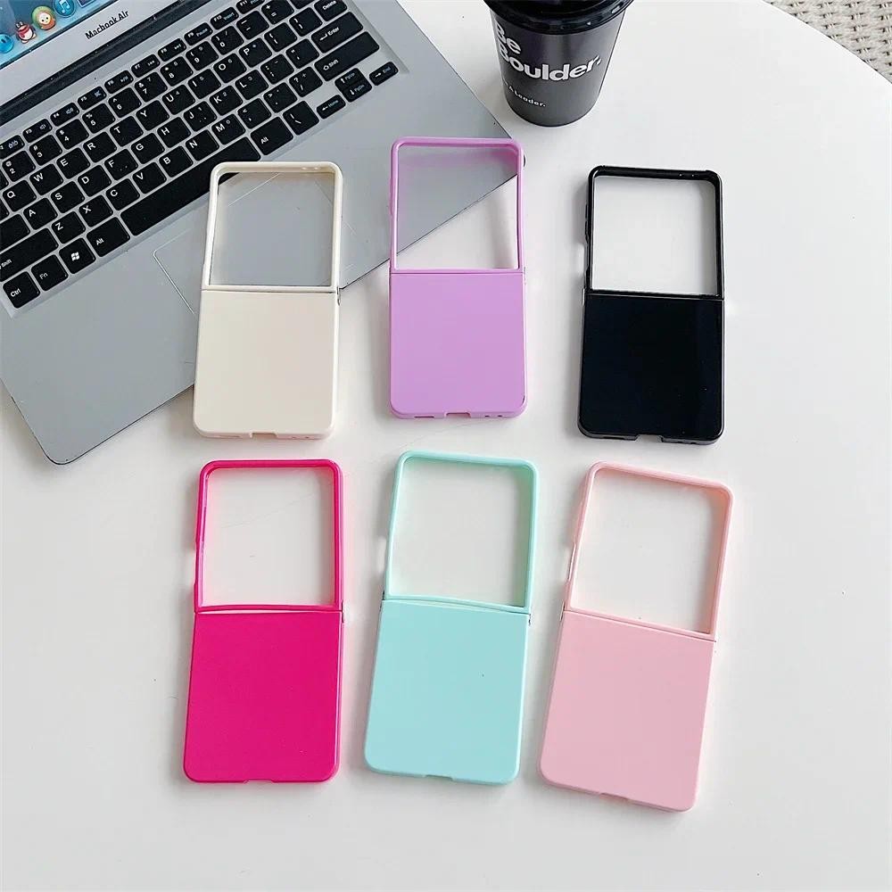 Kẹo Sang Trọng TPU Mềm Cho Samsung ZFlip 7 6 5 Ốp Lưng Điện Thoại Samsung Galaxy Z Flip 7 6 4 3 5 Flip7 Silicon Bảo Vệ