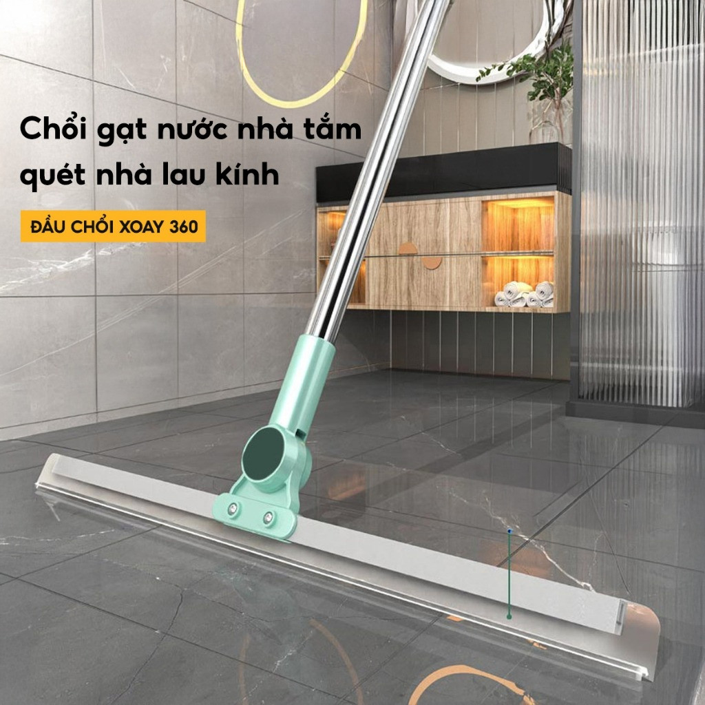 Chổi gạt nước sàn nhà tắm Chổi quét nhà thông minh gạt sạch nhà tắm chống trượt đầu silicon
