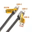 Dây Sạc Siêu Nhanh 4IN1 Chống Gẫy Siêu Bền Tốc Độ Sạc Siêu Nhanh 65W Bảo Hành