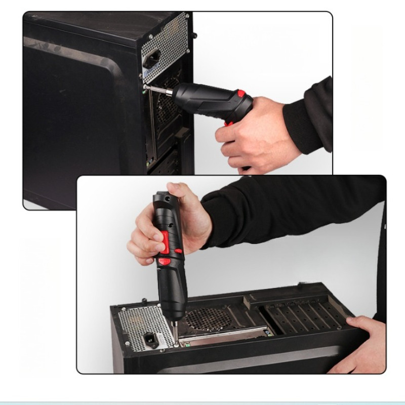 Máy Khoan Điện Không Dây Tuốc Nơ Vít Điện Không Dây Xoay 90°,Nhiều loại mũi khoan khác nhau