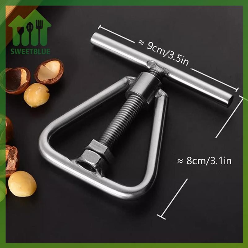 SWEET Đa Năng Hướng Dẫn Sử Dụng Đai Ốc Dụng Cụ Mở Cracker Máy Quả óc chó Dụng Cụ Nhà Bếp Thép Sheller Đai Ốc Macadamia Phụ Kiện n