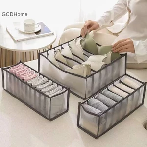GCDHome 11 / 7 / 6 Lót Ngăn Kéo Phong Cách Hộp Bảo Quản Nhà Lưới Tất Tổ Chức Tủ Quần Áo Ký Túc Xá Túi Bảo Quản HOT