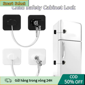 Khóa tủ lạnh Bảo vệ bé Tủ quần áo trượt có chìa khóa kim loại hoặc khóa mã hóa