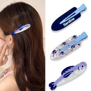 Kẹp mỏ vịt cá mòi đáng yêu - Phụ kiện tóc hoạt hình vui nhộn