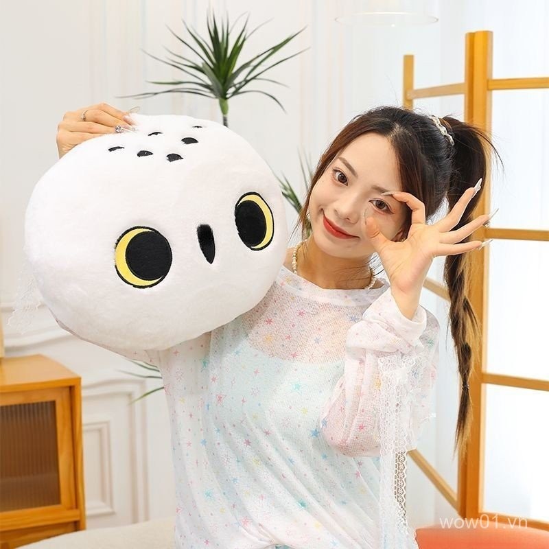 Hàng sẵn có Harry Potter Series Hedwig Gối Sofa Siêu Mềm Đệm Vui Vẻ Hedwig Búp Bê Bé Gái Ngủ Búp Bê Quà Tặng