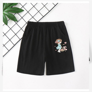 2025 Cô Gái Dễ Thương Hoạt Hình Thể Thao Quần Short Mùa Hè Thường Ngày Nhẹ Trẻ Em In Hình Quần