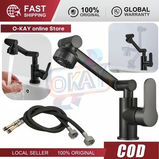Vòi Lavabo Nóng Lạnh Inox 304 Đa Chiều Cao Cấp – Sang Trọng & Tiện Dụng