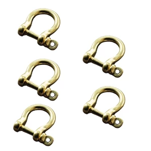 Treeling 5 Chiếc Đồng Ngựa Giày Dây Khóa Kim Loại Móc Khóa Kim Loại Cho Túi Quần Áo Dự Án Thủ Công DIY