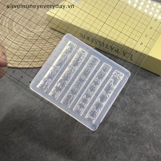 [savemoneyeveryday] Khuôn Làm Móng 3D Dụng Cụ Làm Móng Silicon Hoạt Hình Thắt Nơ Móng Tay Quyến Rũ Khuôn Phụ Kiện Móng Tay Nghệ Thuật Dụng Cụ Làm Móng Tay [vn]