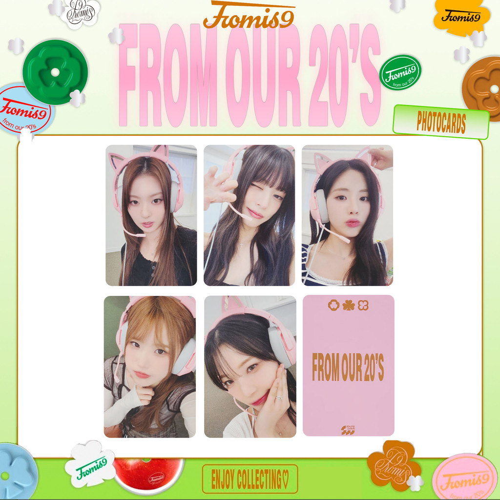 SQ3 5 Cái / bộ Fromis 9 LOMO Card Album Mini Thứ Sáu Từ Bộ Sưu Tập Bưu Thiếp 20 Của Chúng Tôi KPOP Stars Ngoại Vi QS3