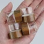 Hũ thuỷ tinh mini nắp giả gỗ đựng gia vị cà phê trà thảo mộc