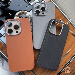 Dành Cho Vivo Y78 Y78 + Y77t Y75 Y73 Y56 Y55 Y55t Y51s Y51a Y50 Y30 Ốp Điện Thoại Đơn Giản Vải Lanchee Họa Tiết Da Kinh Doanh Đen Trắng Nâu Vỏ Mềm Ốp Lưng