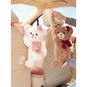 Hộp đựng khăn giấy ô tô Hoạt hình dễ thương Treo trang trí Thiết kế bơm Phụ kiện nội thất ô tô cao cấp cho Sedan Suv
