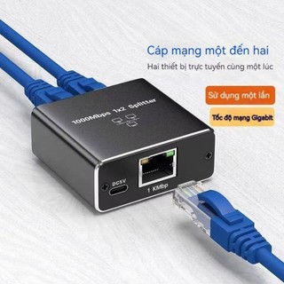 Ethernet Switch 4 Adapter Lan Mạng Gigabit RJ45 Cổng an toàn 1000Mbps Bộ 1Ra Chia mới 100% Internet Splitter