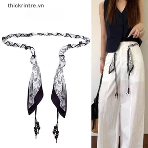 THI Thời Trang Không Lỗ Thắt Lưng Phong Cách Da Mỏng Thắt Lưng Nữ Quần Jean Đầm Trang Trí Thắt Lưng VN