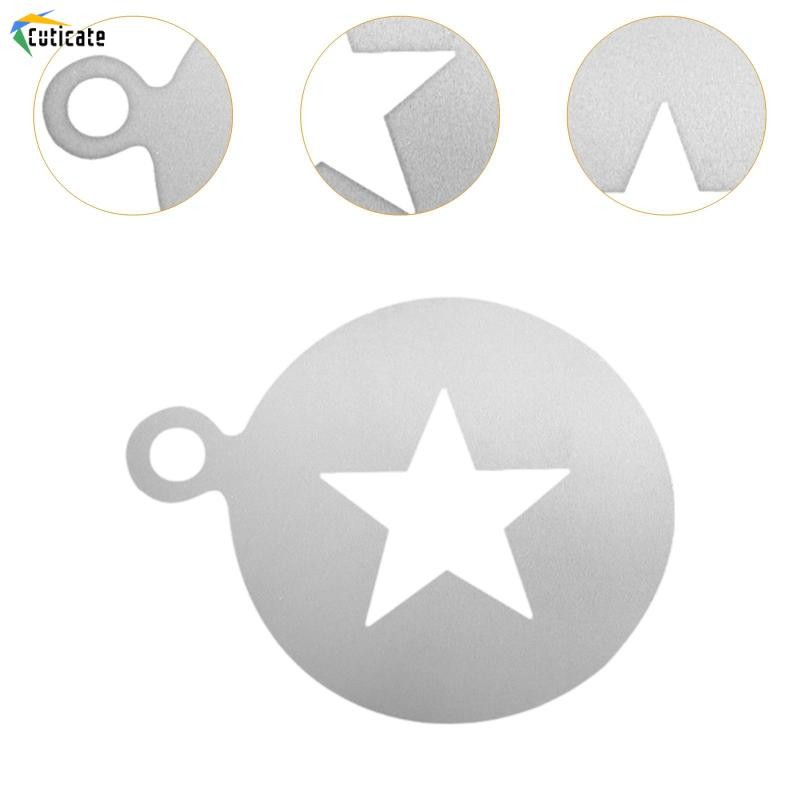 Khuôn nến bằng thép không gỉ Mẫu nghệ thuật cà phê Cappuccino Latte Trang trí khuôn