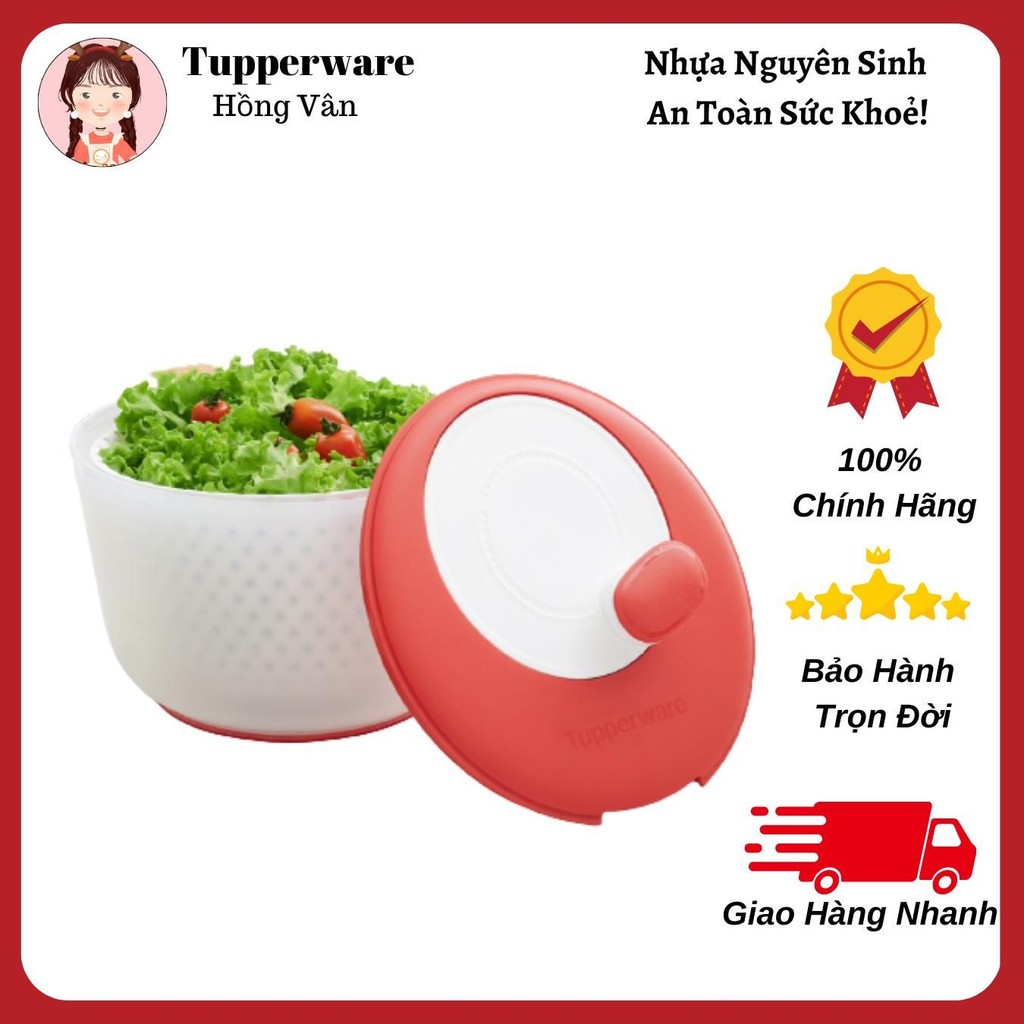 Dụng cụ quay rau Spinning Chef Tupperware Màu đỏ Tupperware | Shopee ...