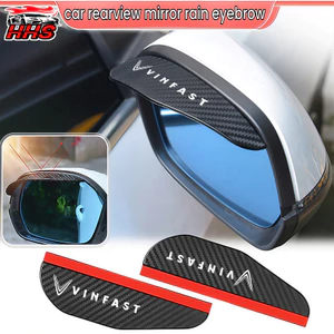Vinfast 2 Chiếc Gương Chiếu Hậu Ô Tô Mưa Lông Mày Tấm Che Nắng Sợi Carbon Che Mưa Phụ Kiện Xe Hơi Cho Vinfast Fadil VF E34 8 9 VF8 VF9 VF3 VF5 VF6 VF7 VFe34 LUX A LUX SA 2.0 Pr