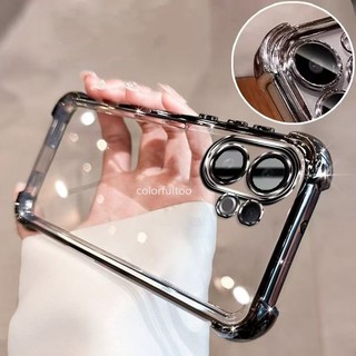 Vỏ Vivo V60 Lite Cho Vivo V60 Lite V 60 VivoV60Lite 4G 5G 2025 Mạ Silicon TPU Mềm Chống Sốc Trong Suốt Vỏ Điện Thoại Mềm Chống Rơi Rơi Bảo Vệ Toàn Diện Ốp Lưng