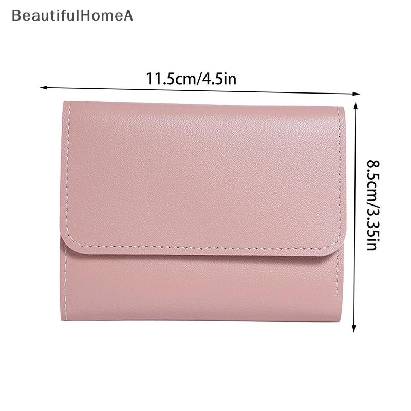 BeautifulHomeA Ba Gấp Kẹp Ngắn Ví Nữ Ví Ngắn Nhiều Thẻ Túi Túi Thời Trang Nữ Ví Thẻ Tín Dụng Nữ Ví Đựng Tiền Xu VN