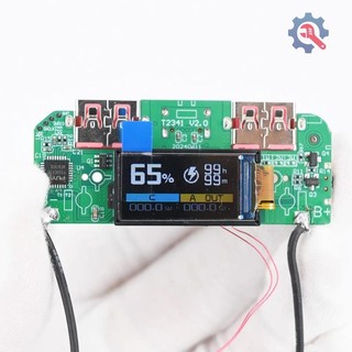[AT] 1 Bộ Chuyển Đổi Sạc Nhanh Hai Chiều Mô Đun Nguồn Điện Di Động DIY Bo Mạch Chủ Nguồn Có Màn Hình Type-c USB 22,5W TH