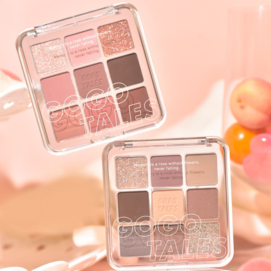 Bảng phấn mắt 9 ô GOGO TALES GT659 Lovely Dream Tone 3in1 kèm mắt má highlight