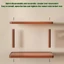 Kệ đựng đồ ăn MONOSTYLE, Giá đựng đồ để bàn bền bỉ có thể lưu trữ, Kệ đựng cốc đa năng bằng gỗ Mini