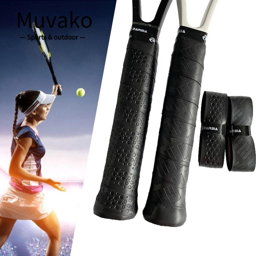 Muvako Vợt Tennis Bên Trong Overgrip Bền Chống Sốc Chống Trơn Trượt Cầu Lông