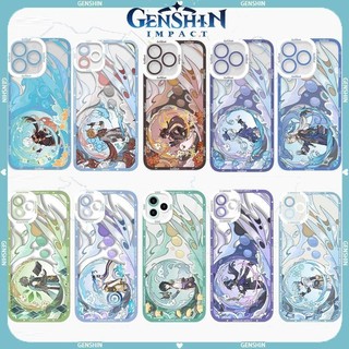 Game Genshin Impact Ốp Điện Thoại Cho IPhone 11 Pro Max 7 8 Plus SE 2 3 X XS XR XSMAX Vỏ Trong Suốt Anime Hoạt Hình TPU Mềm