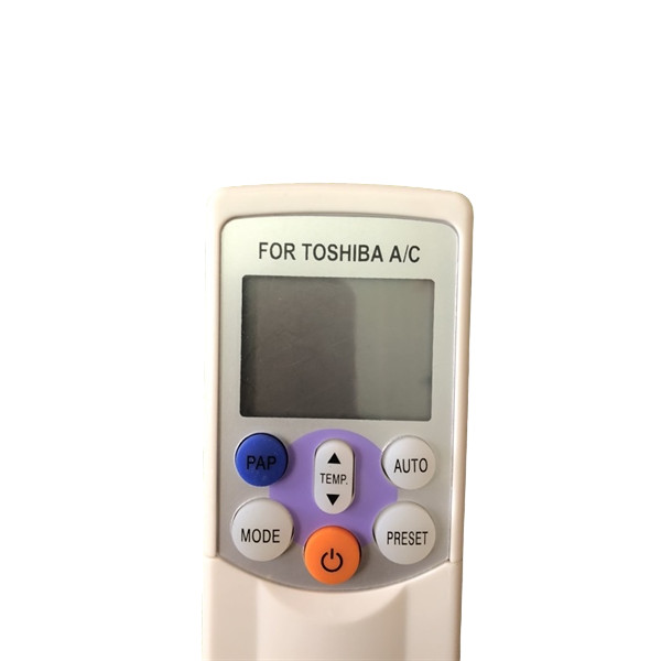 tay điều khiển remote từ xa điều hòa Toshiba -1-kèm pin-tay đầu bấm điều hòa Toshiba -1