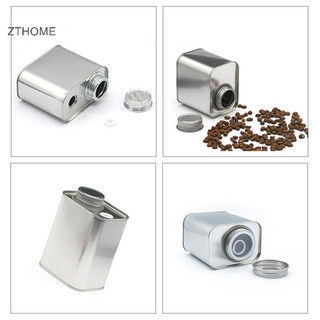 Zthome Cà Phê Đậu Kín Hơi Lon Cắm Trại Ngoài Trời Hộp Thiếc Cấp Thực Phẩm Bao Bì Bảo Quản Tươi Thở Sắt Lon HOT