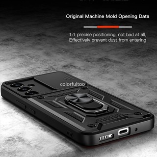 Vỏ Giáp Chống Sốc Cho Samsung Galaxy A07 A17 A27 A37 A57 A56 A36 A26 A16 SamsungA17 4G 5G Trượt Mặt Sau Ống Kính Máy Ảnh Bảo Vệ Toàn Diện Vòng Đứng Vỏ Điện Thoại