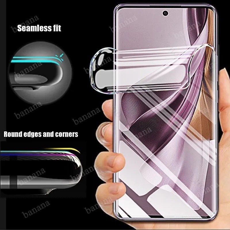 Vivo V40Lite Full Trong Suốt Hydrogel Mềm Cho Vivo V40 V30 V29 V27 Pro V30E V29E Tấm Bảo Vệ Màn Hình Mặt Trước Flim + Mặt Sau Flim + Ống Kính Máy Ảnh Flim