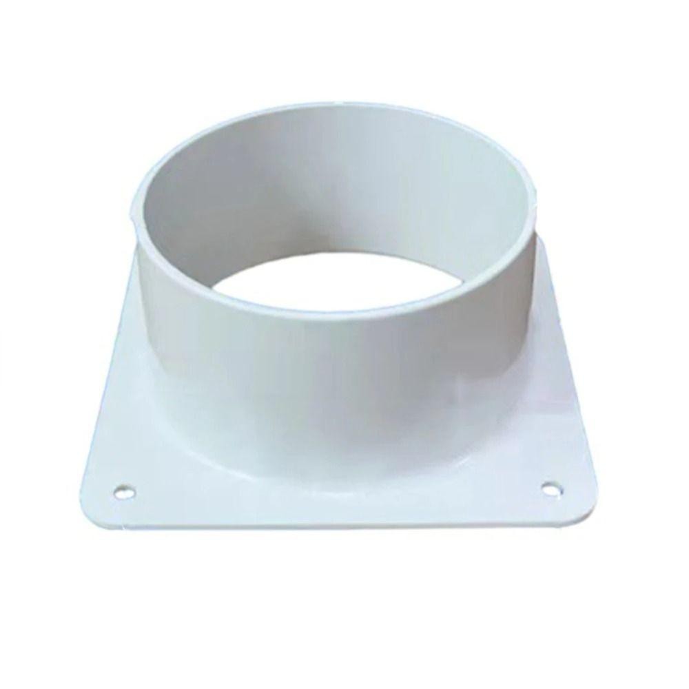 CHEESELY 1 Cái Bộ Chuyển Đổi Cửa Thoát Khí, Dụng Cụ Ống Dẫn Mặt bích Đầu Nối Ống Thông Khí, Nhựa Thẳng Lắp Đặt Dễ Dàng Ống Thông Gió